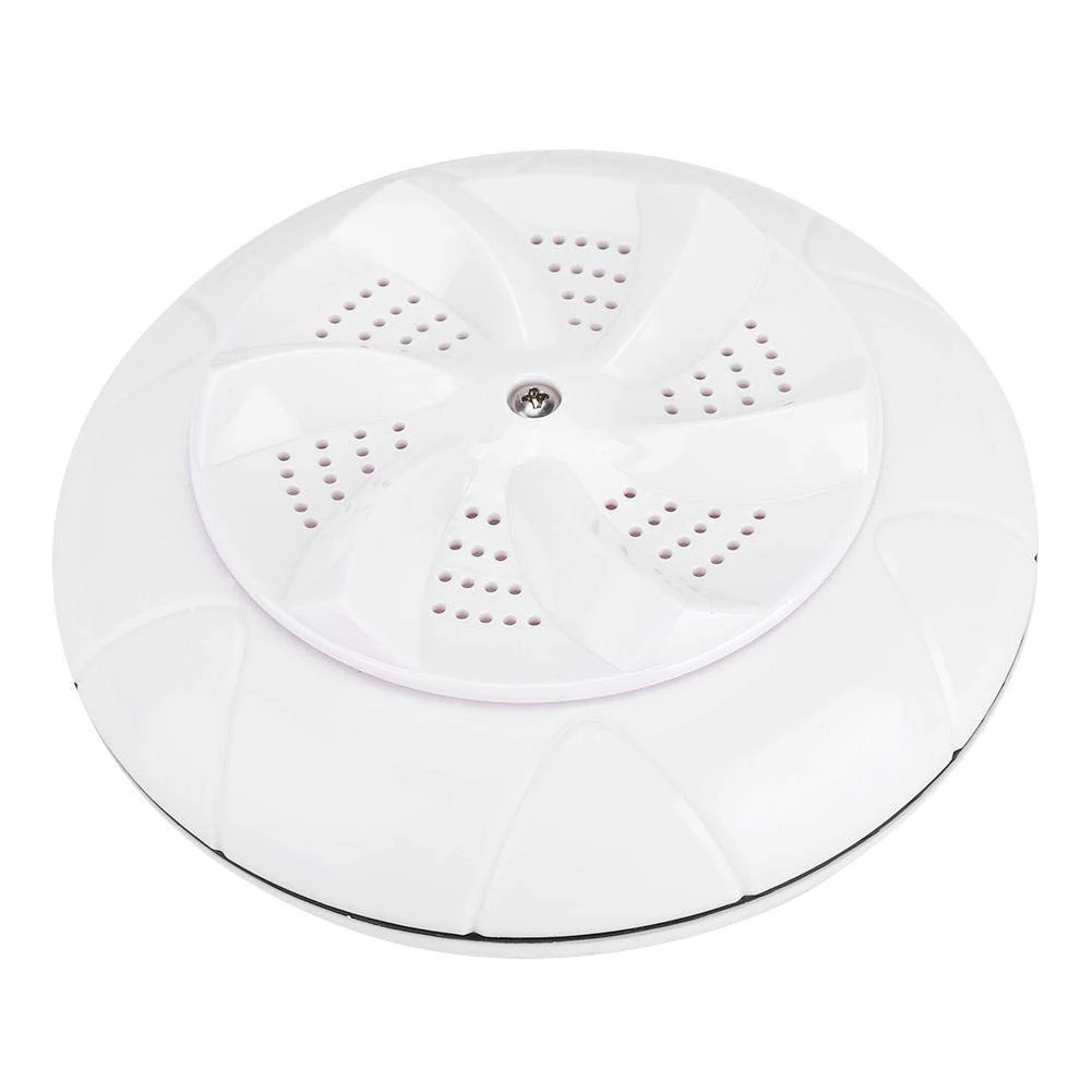 Washing Machine,Mini Travel Portable Washing Machine Ultrasound Turbo Washer Household Small Washing Machine Laundry(White)