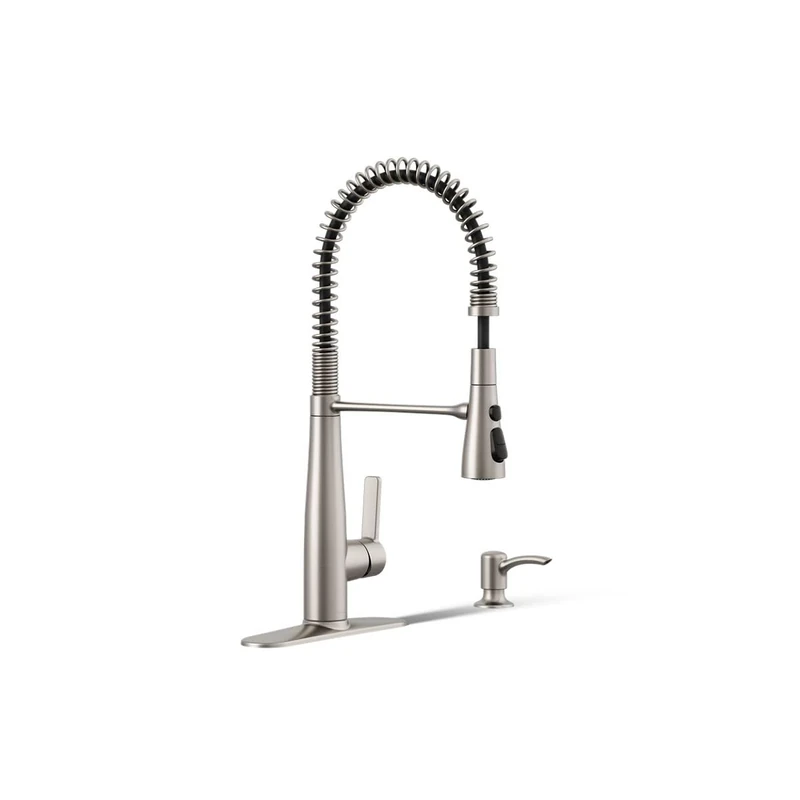 KOHLER Semiprofessional Kitchen Sink Tap Faucet with Soap Dispenser
