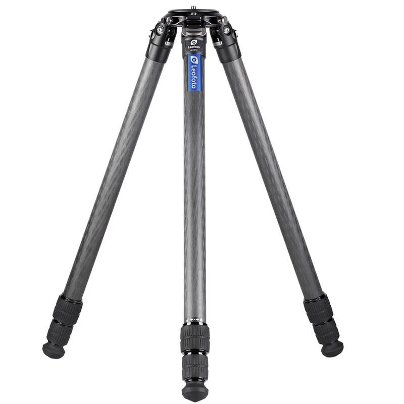 Leofoto - Summit - Carbon Tripod - Max. Height: 140 cm - Min. Height: 10 cm - For Larger, Heavy Cameras and Lenses - Light Weight - LM-323C
