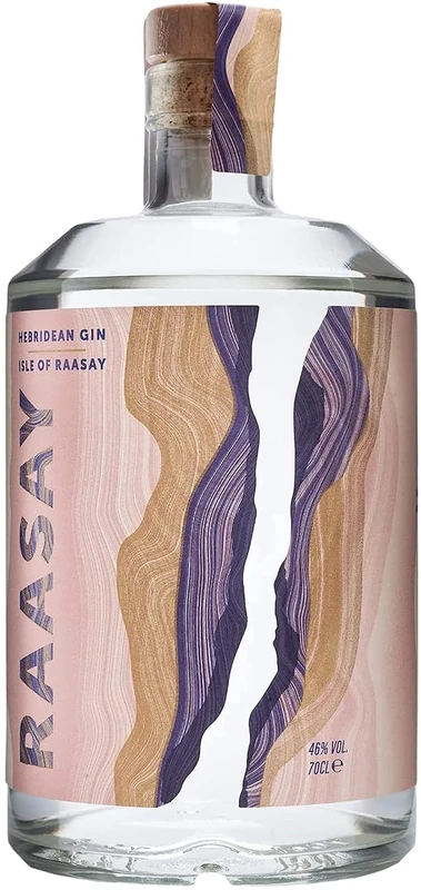Isle of Raasay Scottish Dry Gin | 46% ABV, 70 CL | Distilled On Scottish Isle of Raasay | Scottish Gin