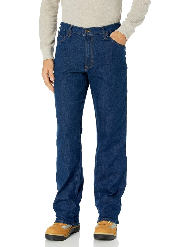 Dickies Men's Flex Carpenter Denim Pant Jeans, Rinsed Indigo Blue, 36W x 30L