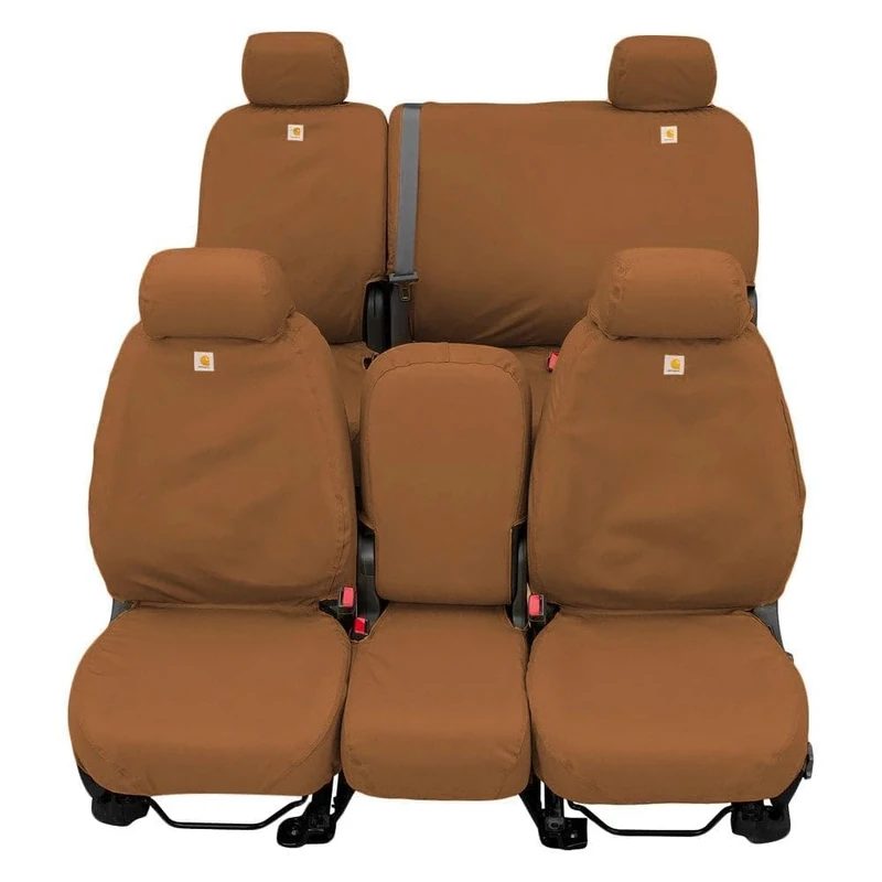 Covercraft Industries, LLC SSC8486CABN Seat Saver Fits Chevrolet Silverado 1500 - Brown - Image 1