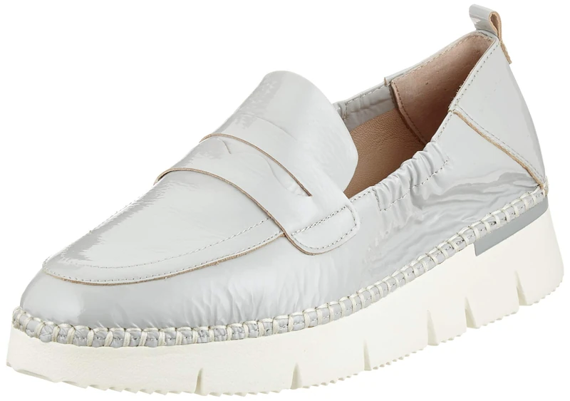 Stonefly Girl's ELITTE Lady 1 Naplack (Loafer), Grey Flint Lt Gray 1xo, 3 UK