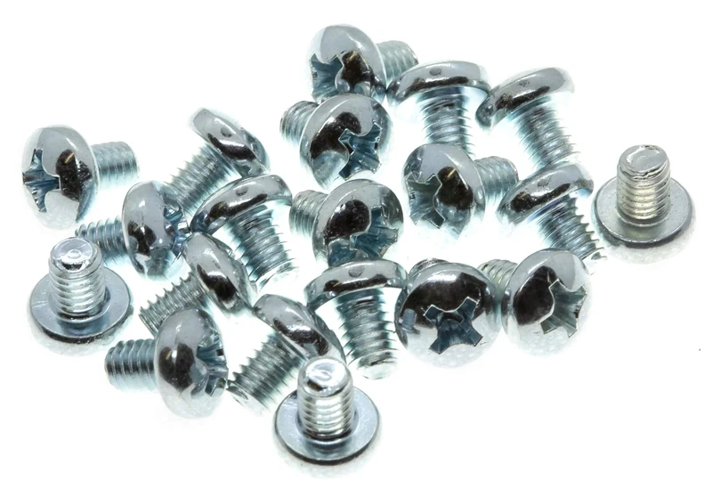 M5 (5mm x 6mm) Phillips Pan Head Machine Screws Steel (Pack of 20) DIN 7985 G09-G10BC