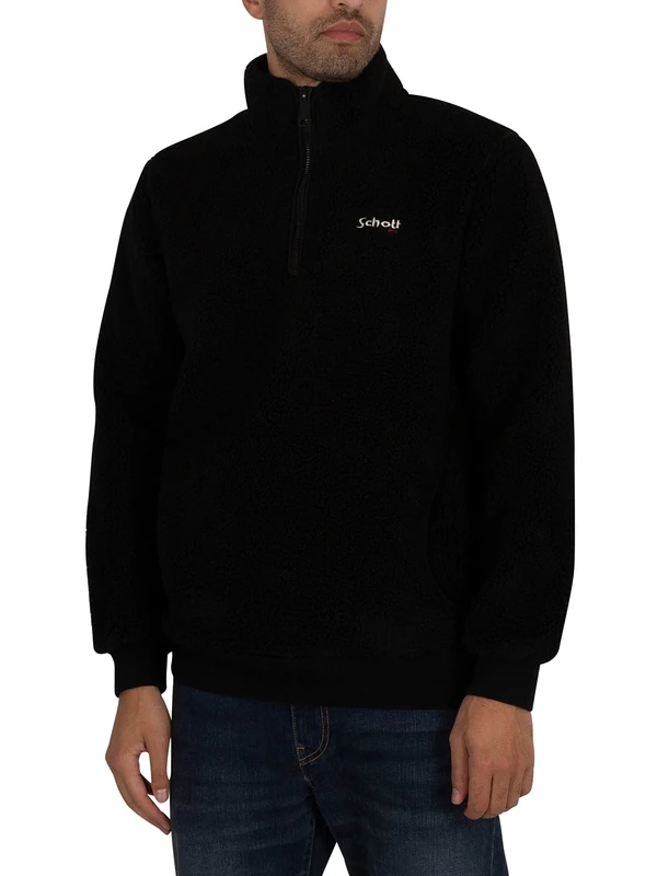 Schott NYC Men's Swandric2 Sweatshirt, Black, Medium