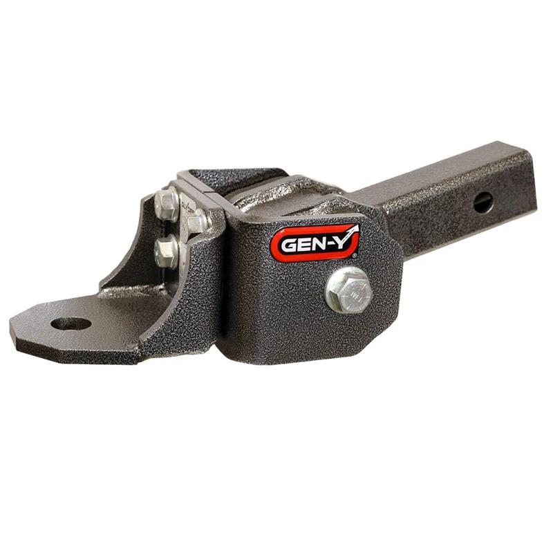 GEN-Y Glyder Torsion-Flex Ball Mount Rated for 7,000 lb. Towing, and Maximum Tongue Weight of 700 lb, 2" Receiver, 1" Ball-Shank, GH-12001
