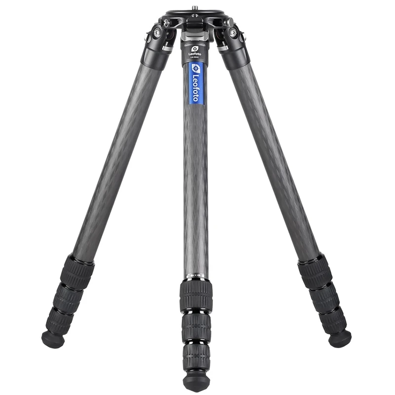 Leofoto - Summit - Carbon Tripod - Max. Height: 145 cm - Min. Height: 8 cm - For Larger, Heavy Cameras and Lenses - Light Weight - LM-324C