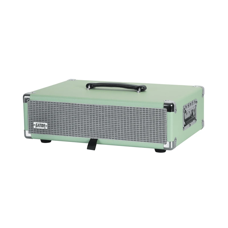 Gator Vintage Amp Vibe Rack Case - 2U Seafoam Green
