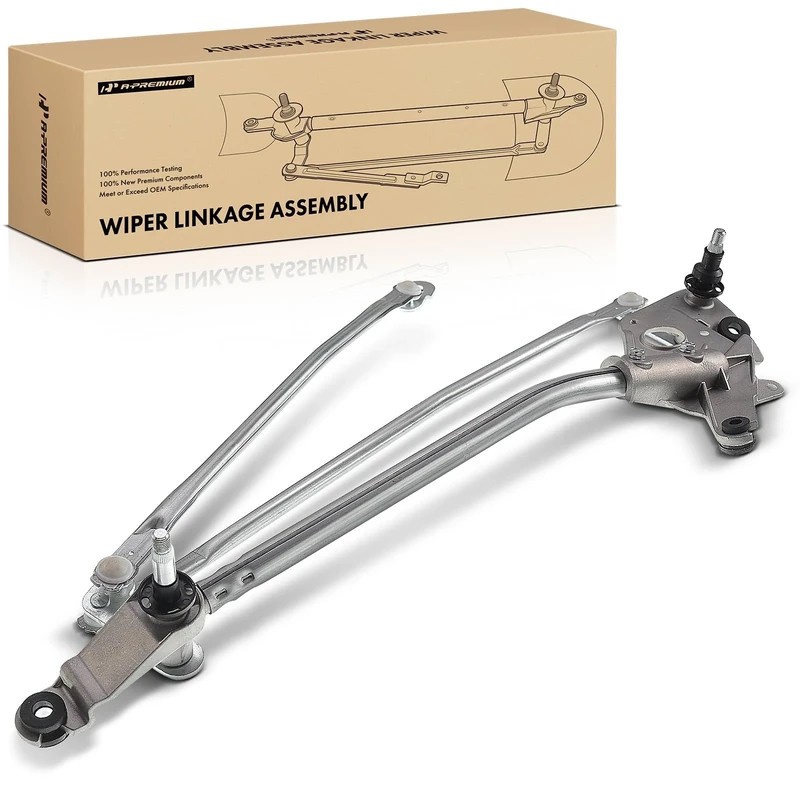 A-Premium Windshield Wiper Transmission Linkage Replacement for Honda Civic 2001-2002 Front