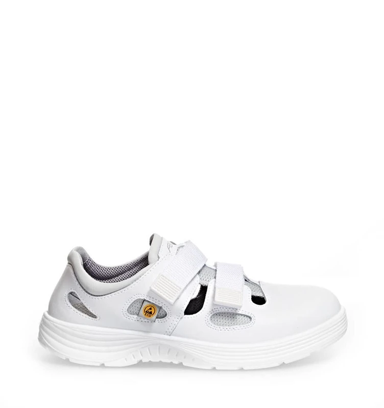 ABEBA 359175 7131031 S1 ESD Sandal, PU-Sole, White, 46 Size - Image 1