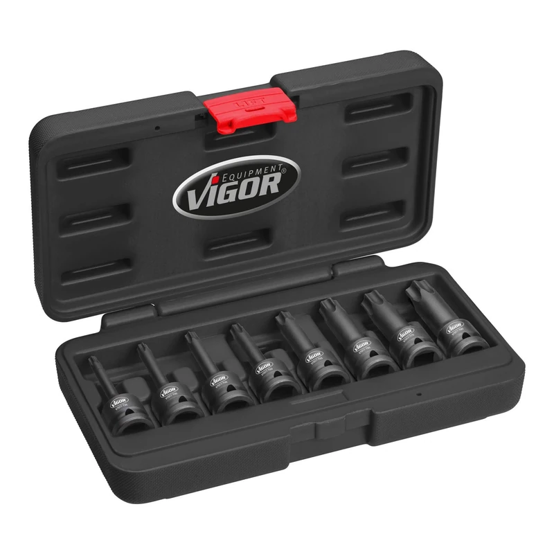 Vigor V7017 1/2" Torx Slotted Screwdriver Set