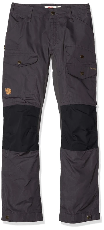 Fjallraven Vidda Pro Ventilated Trs W Short Sport Trousers - Dark Grey-Black, 36