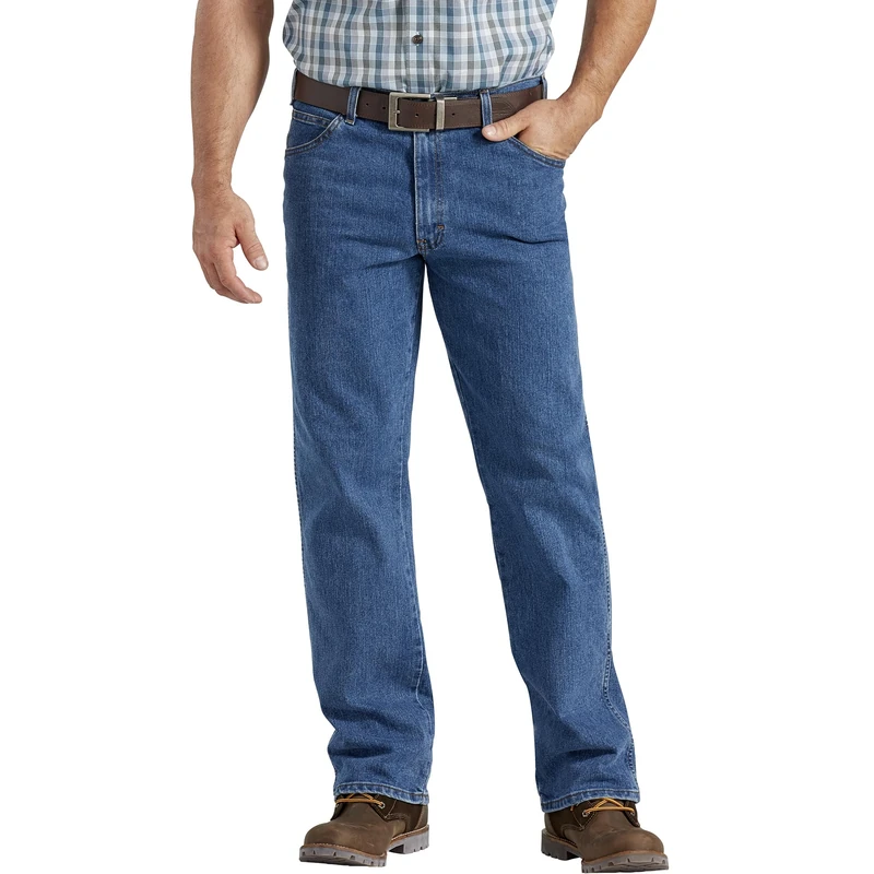 Dickies Men's Flex Carpenter Denim Pant Jeans, Stonewashed Indigo Blue, 32W x 34L
