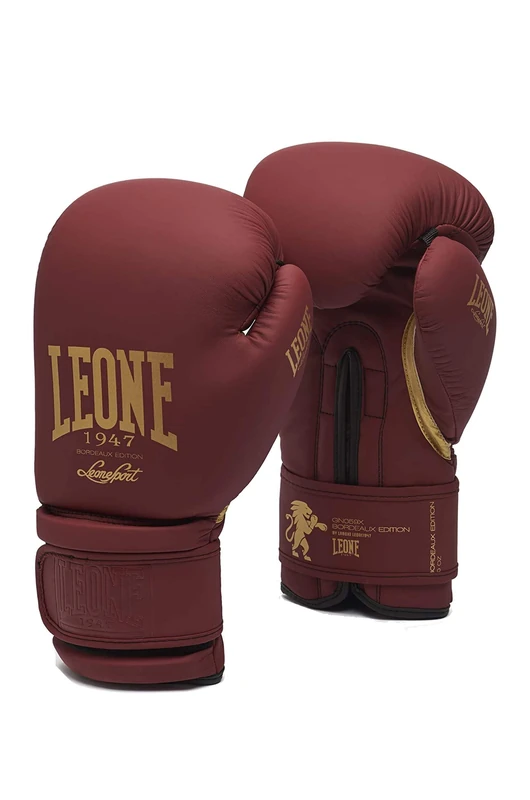 LEONE 1947 Unisex Gn059 Boxing Gloves, Bordeaux, 10 Oz EU