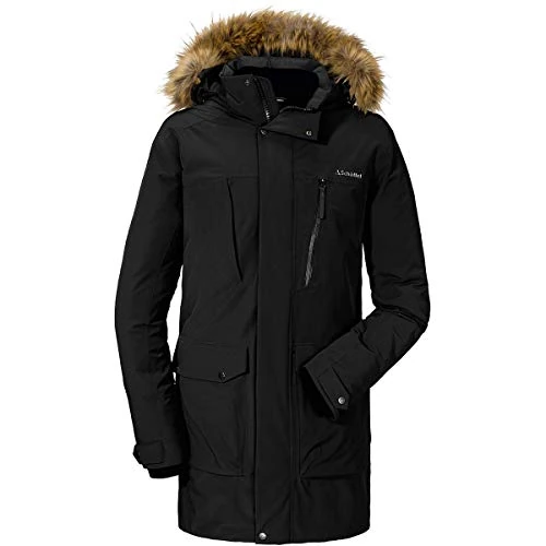Schöffel Down Parka St Gallen M Men's Down Jacket - Black, 46