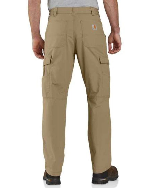 Carhartt Men's Force® Relaxed Fit Ripstop Cargo Work Pant, Dark Khaki, W34/L32