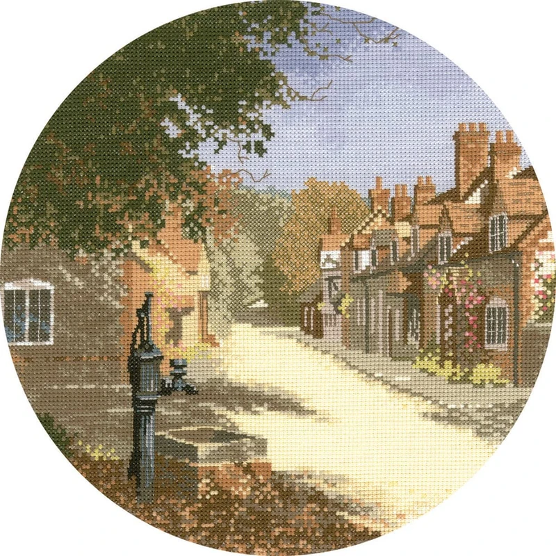 Heritage Crafts John Clayton Circles Cross Stitch Kit - Image 1