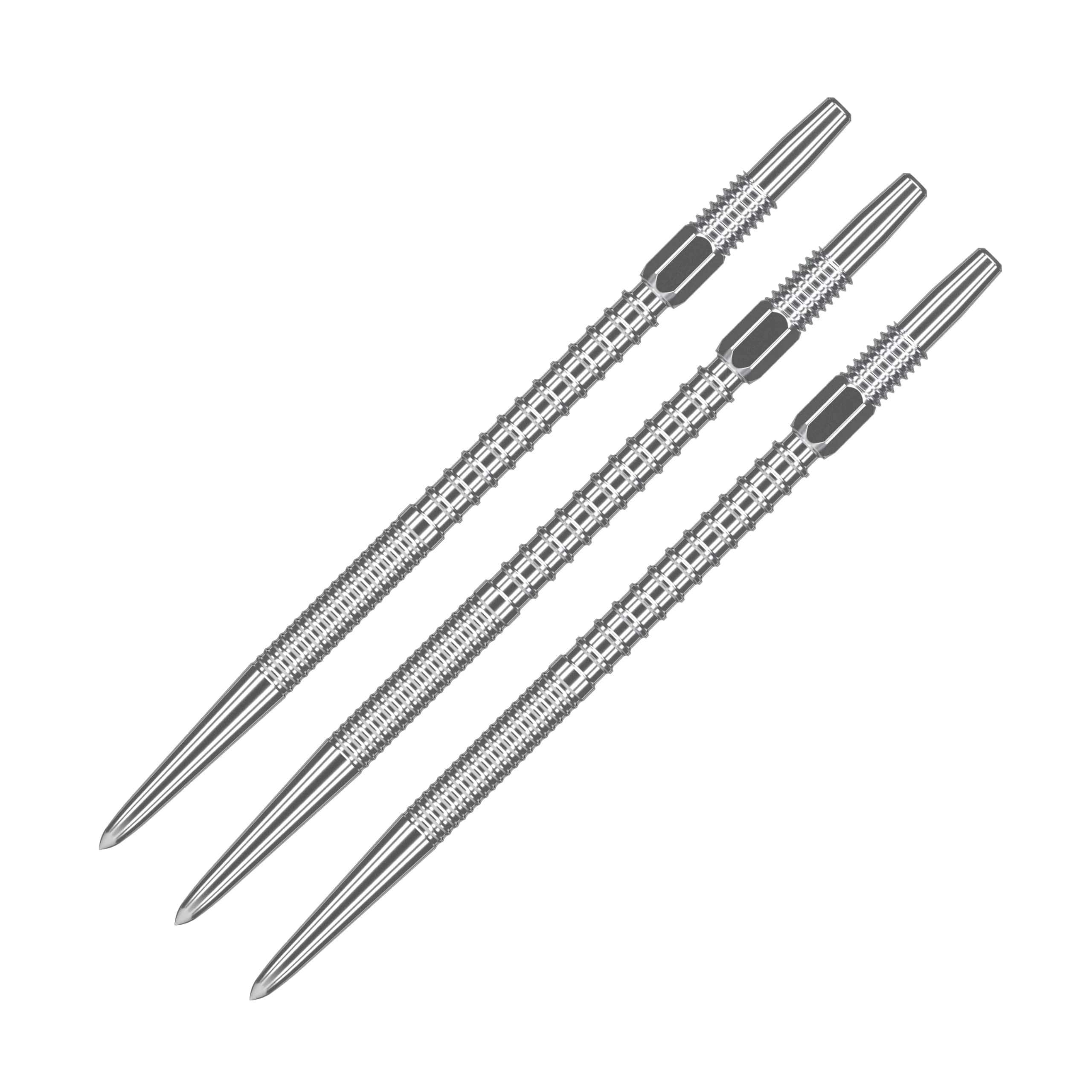 Target Darts Swiss Points, Fire Swiss Point Dart Tips (3 Pack Set of Tips) 26MM, Silver | Change Dart Points, Professional Darts Accessories