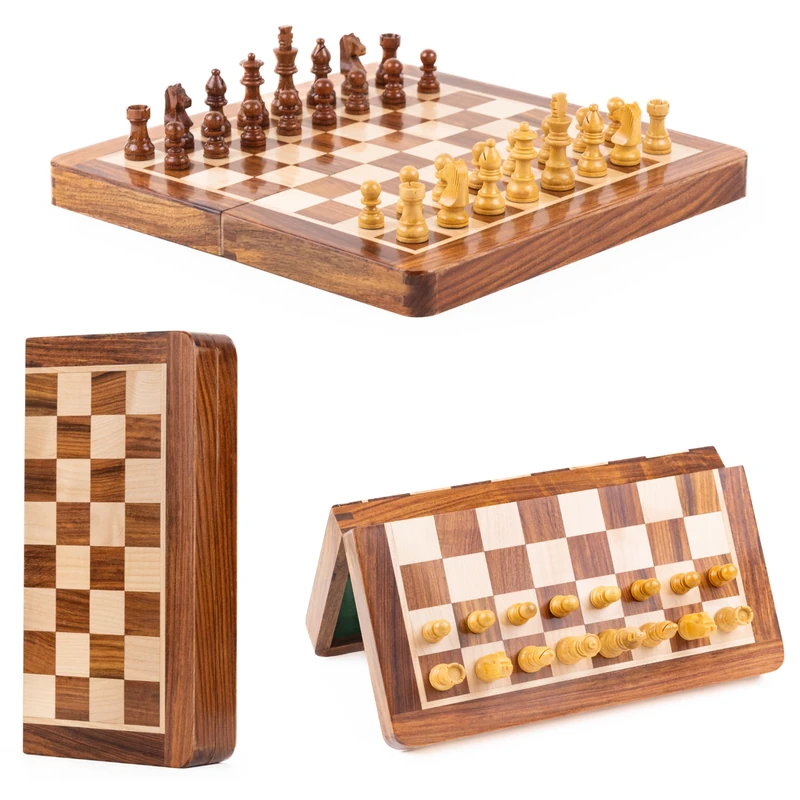 Wilson jeux Folding Chessboard 18 cm King 31 mm - Image 1