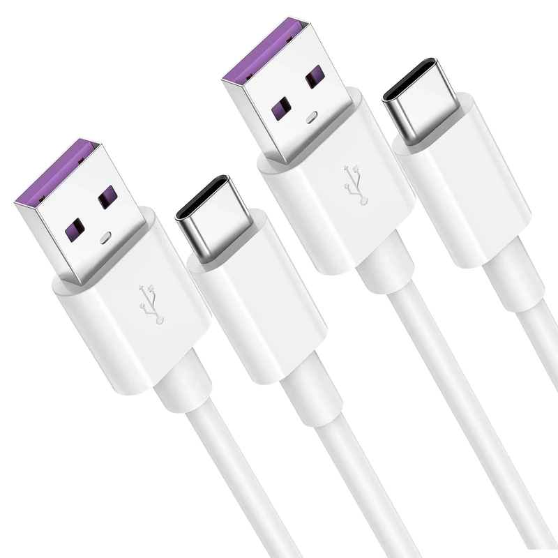 GlobaLink USB C Cable 5A Charger Cable for Huawei [2 Pack 2 M] 40W USB Type C Super Charging Cable USB C to A Charging Cable for Huawei P30, P30 Pro, P20 Lite, P20, P10, Mate 20, 20 Pro, 30, 30 Pro