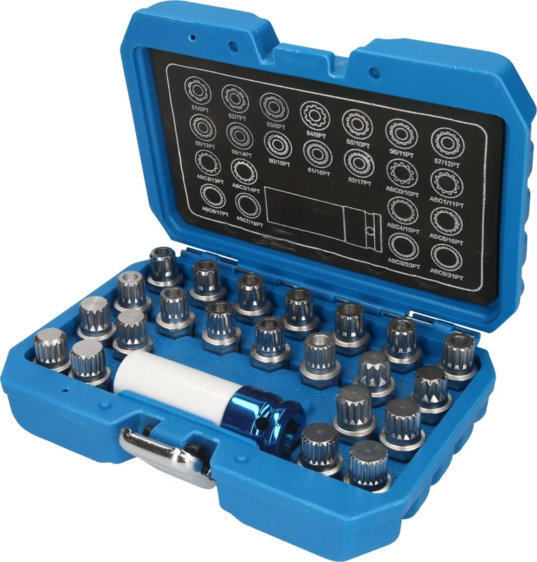 BRILLIANT TOOLS BT691260 Rim Lock Assortment | for VW | 23 Pieces [Powered by KS Tools]