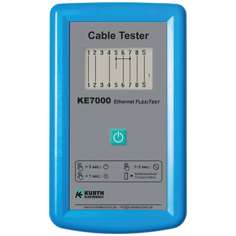 Kurth KE7000 Cable Tester – Pair of Devices, 0.49470 - Image 1