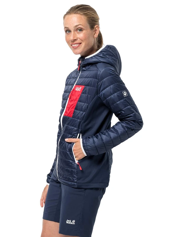 Jack Wolfskin Women's Routeburn Softshell Jacket, dark indigo, XS - Image 1