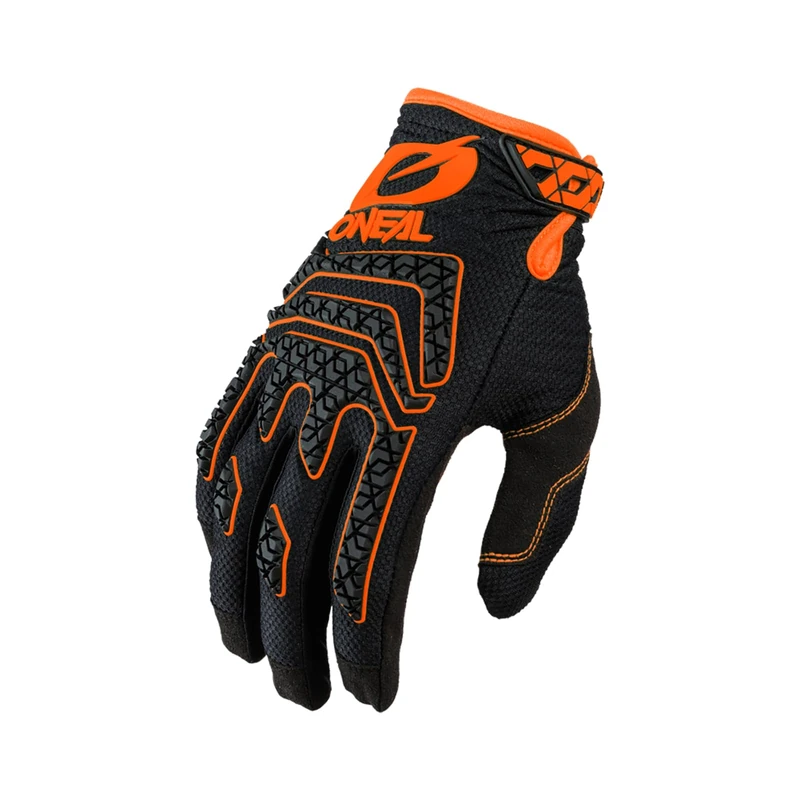 O'Neal Oneal Sniper Elite Motocross Gloves (Black/Orange,S) - Image 1