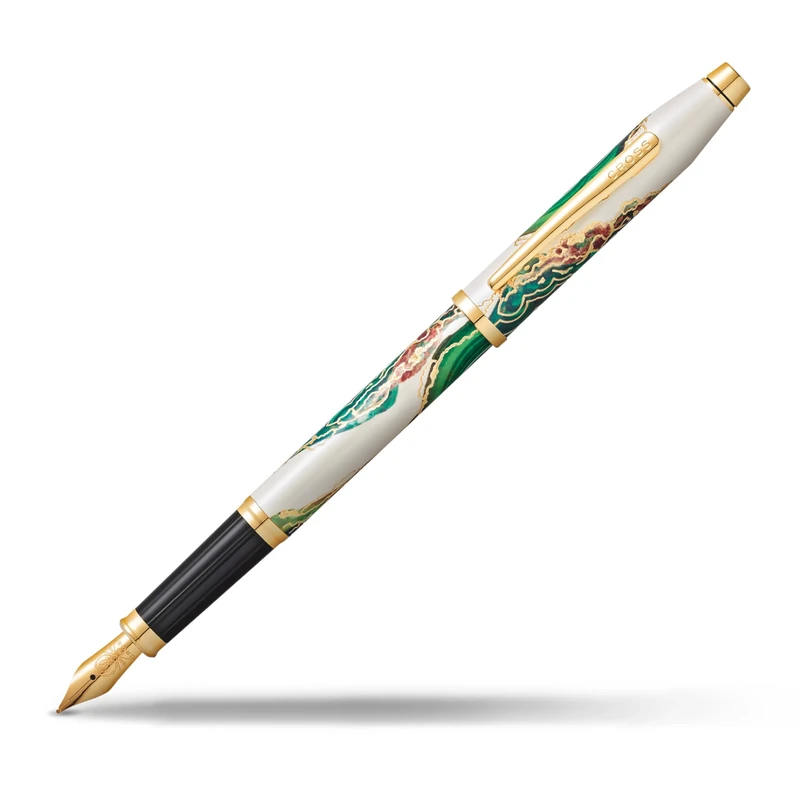 CROSS Wanderlust Borneo - Fountain Pen with Fine Nib incl. Premium Gift Box - Refillable Cartridge Pen