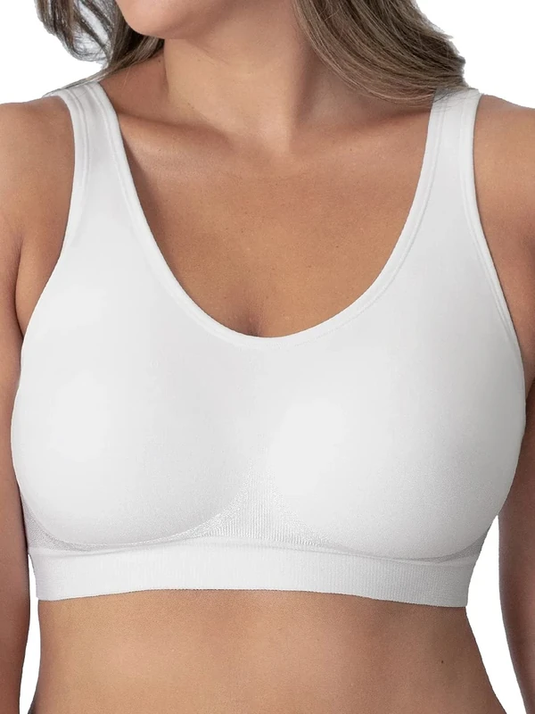 Truekind Shapermint Daily Comfort Wirefree Shaper Bra - White - XXL