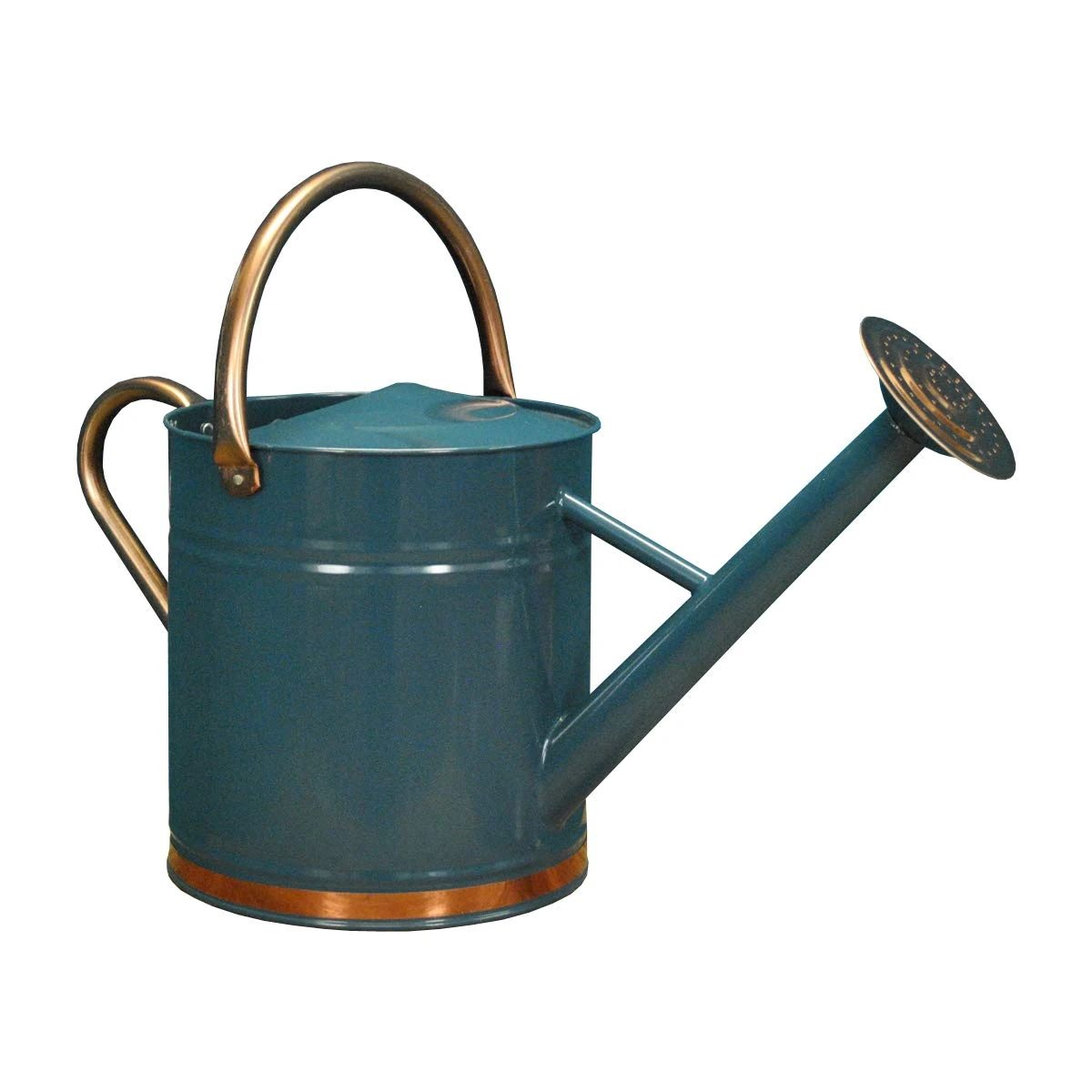 Selections Heritage Blue & Copper Colour Metal Watering Can (9 Litre)