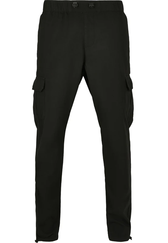 Urban Classics Men's Ripstop Cargo Pants Trouser Not Applicable, Black (Black 00007), 22 (Manufacturer Size: Small)