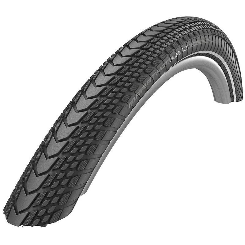 Schwalbe Unisex's Marathon ALMOTION Evo, V-Guard, Folding Tyres, Black, 50-622, 11654057,28x2.00"50-622