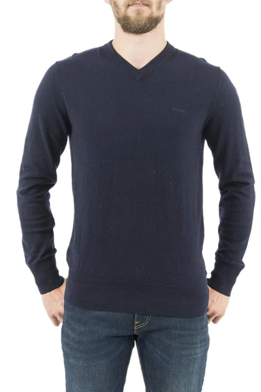 Schott NYC Men's Plbeal2 Pullover Sweater Not Applicable, Navy, Medium