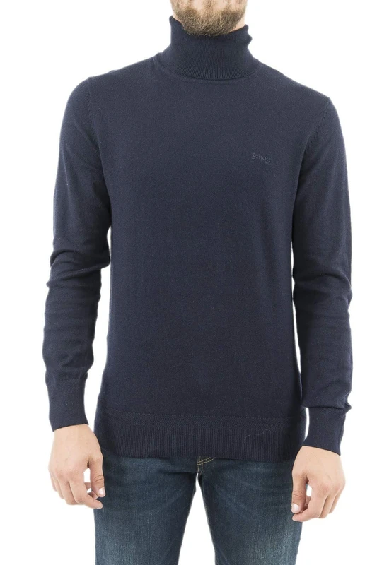 Schott NYC Men's Plbeal4 Pullover Sweater Not Applicable, Navy, Xx-Large