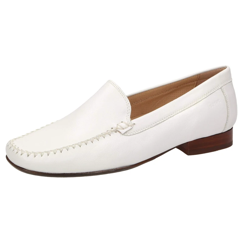 Sioux Women's Campina Mocassins, White (Snow 001), 10 UK