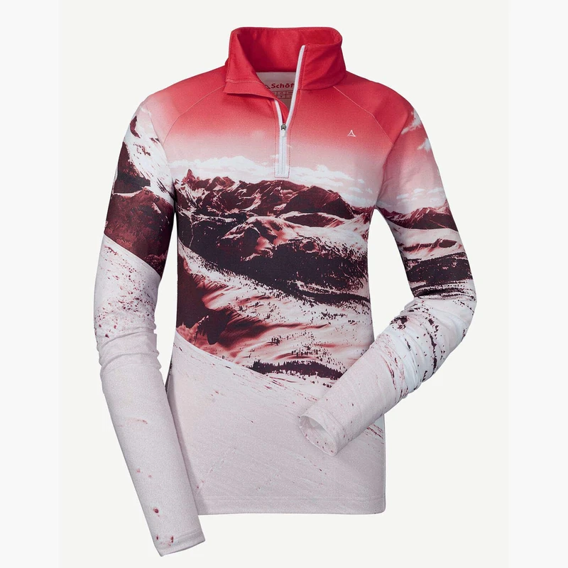 Schöffel Longsleeve Arles2 Women's Longsleeve - Flame Scarlet, 44