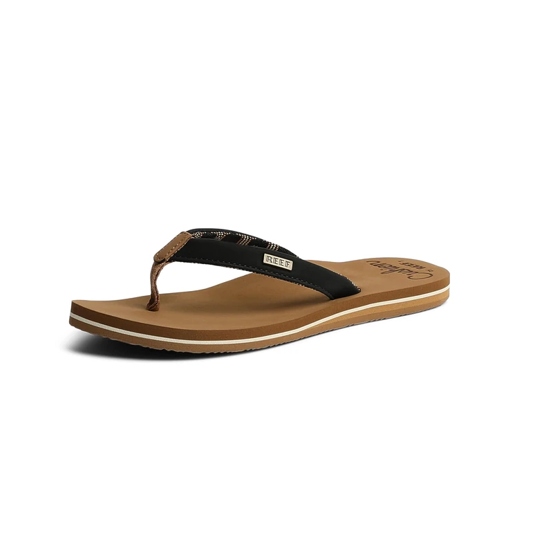 Reef Women's Cushion Sands Sandal, Black Brown, 8 UK