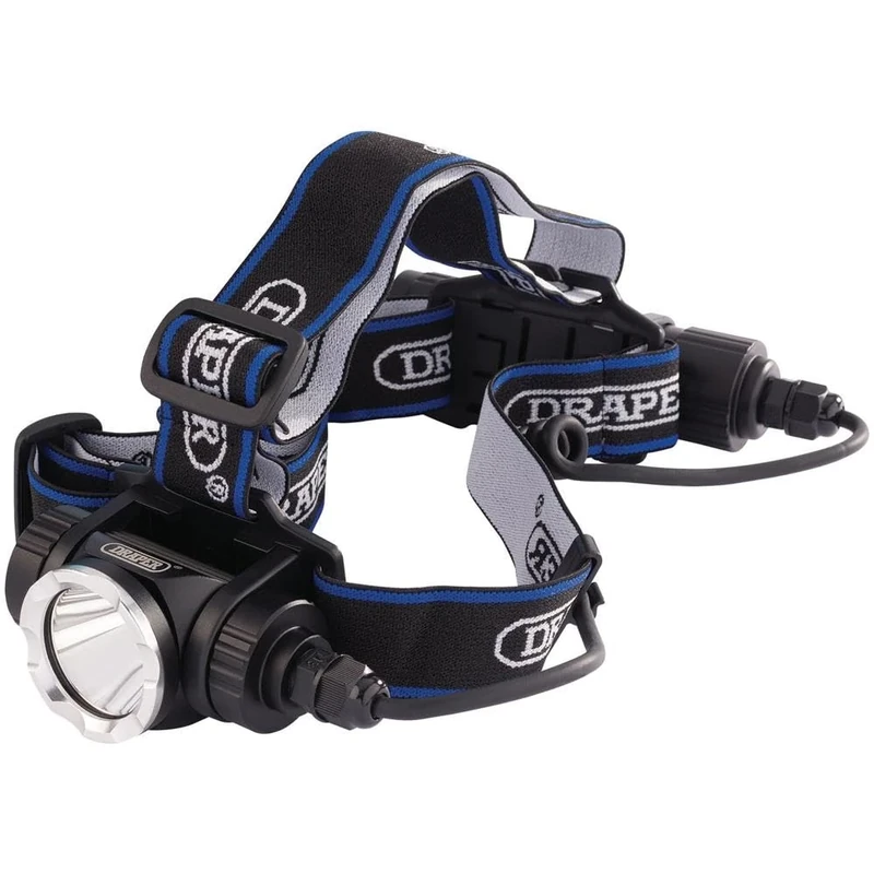 Draper 90064 10W Rechargeable LED Headlamp, Nylon/a