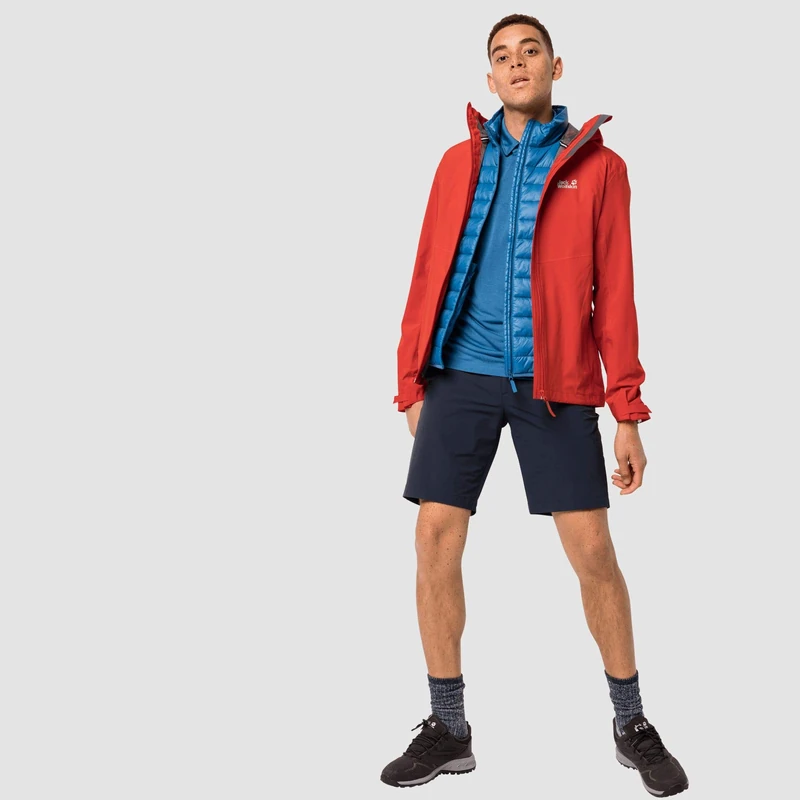 Jack Wolfskin JWP Hardshell Jacket Men's Hardshell Jacket - Lava Red, XX-Large