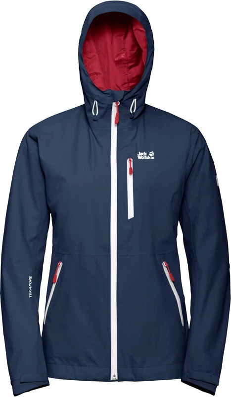 Jack Wolfskin Women's Eagle Peak Women s Jacket, dark indigo, L UK