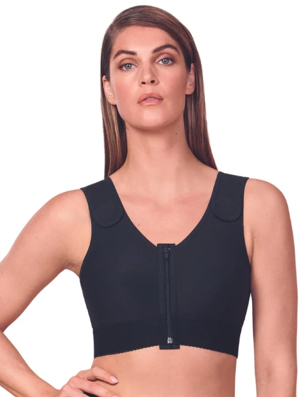 Anita Valencia Bras Compression Bra Black Post Operative Care Non-Wired Bra Womens 1198 30B