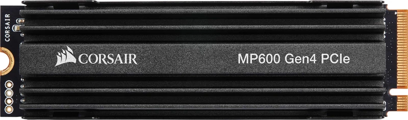 Corsair MP600 500GB M.2 NVMe PCIe x4 Gen4 SSD (Sequential Read Speeds of up to 4,950 MB/s and Write Speeds of up to 2,500 MB/s) Black