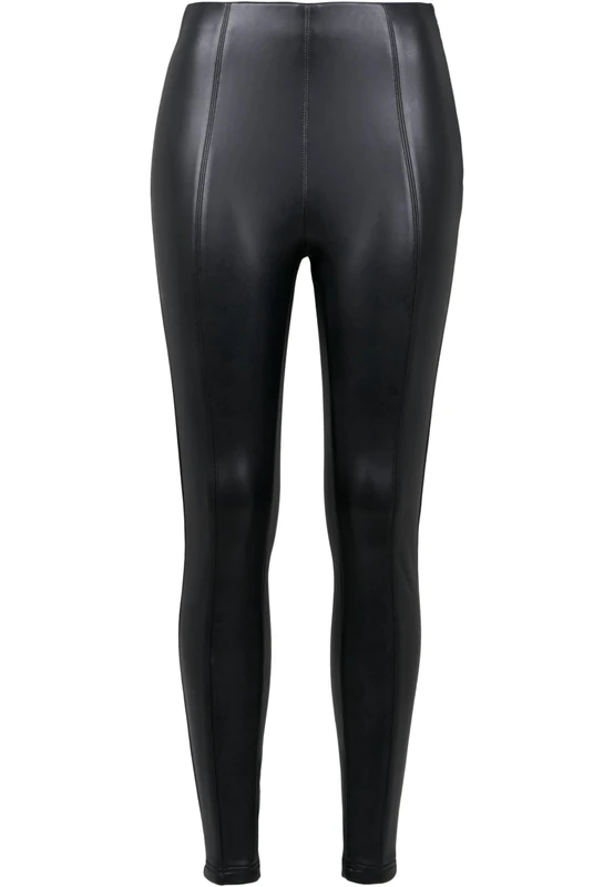 Urban Classics Women's Hose Ladies High Waist Cropped Pants Trouser Not Applicable, Black (Black 00007), 12 (Manufacturer Size: Medium) - Image 1