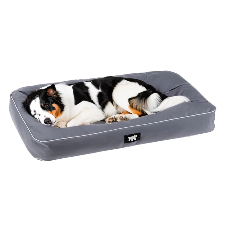 Ferplast Polo Orthopedic Dog Bed - Large Grey 95x60x8 cm