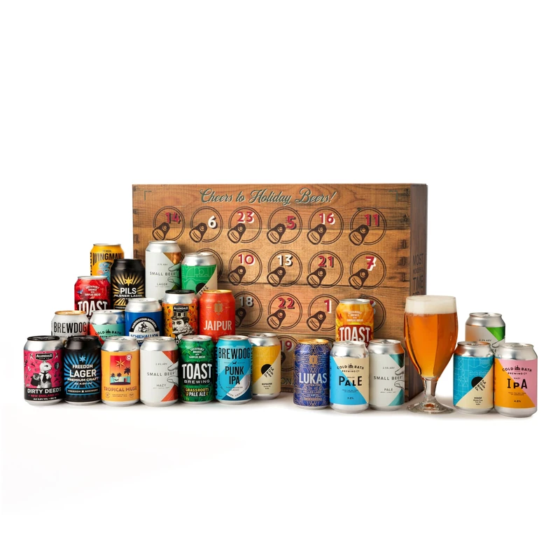 Thornton and France Beer Advent Calendar 2025 | 24 Bottles of Craft Beers & Lagers | Gift for Beer Lovers for Him or Her this Christmas | British Craft Beers