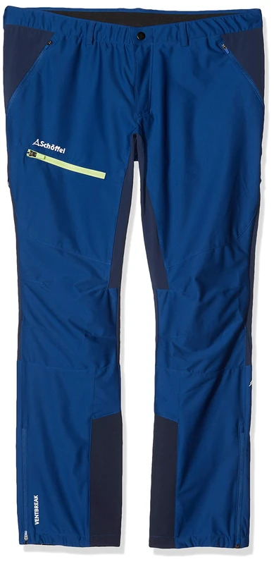 Schöffel Softshell Pants Val D Isere Men's Long Pants - Navy Peony, 56