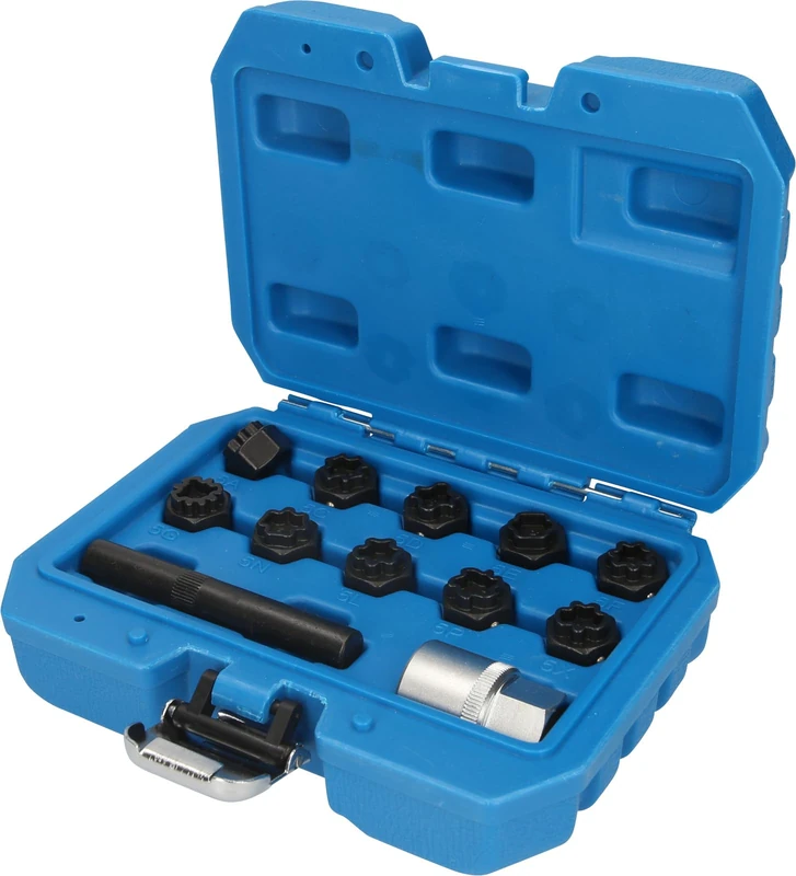 BRILLIANT TOOLS BT691210 Rim Lock Assortment for Mercedes 12 Pieces [Powered by KS Tools]