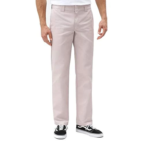 Dickies Men's S/STGHT Work Pant Trousers, Pink (Violet VIO), W32/L40 (Manufacturer Size:32 40)