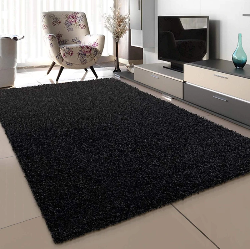 SANAT Modern Living Room Rug High Pile Beige Size: 80 x 150 cm
